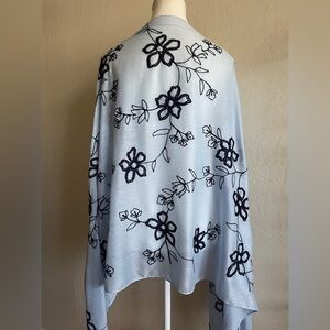 Ann Taylor embroidered scarf